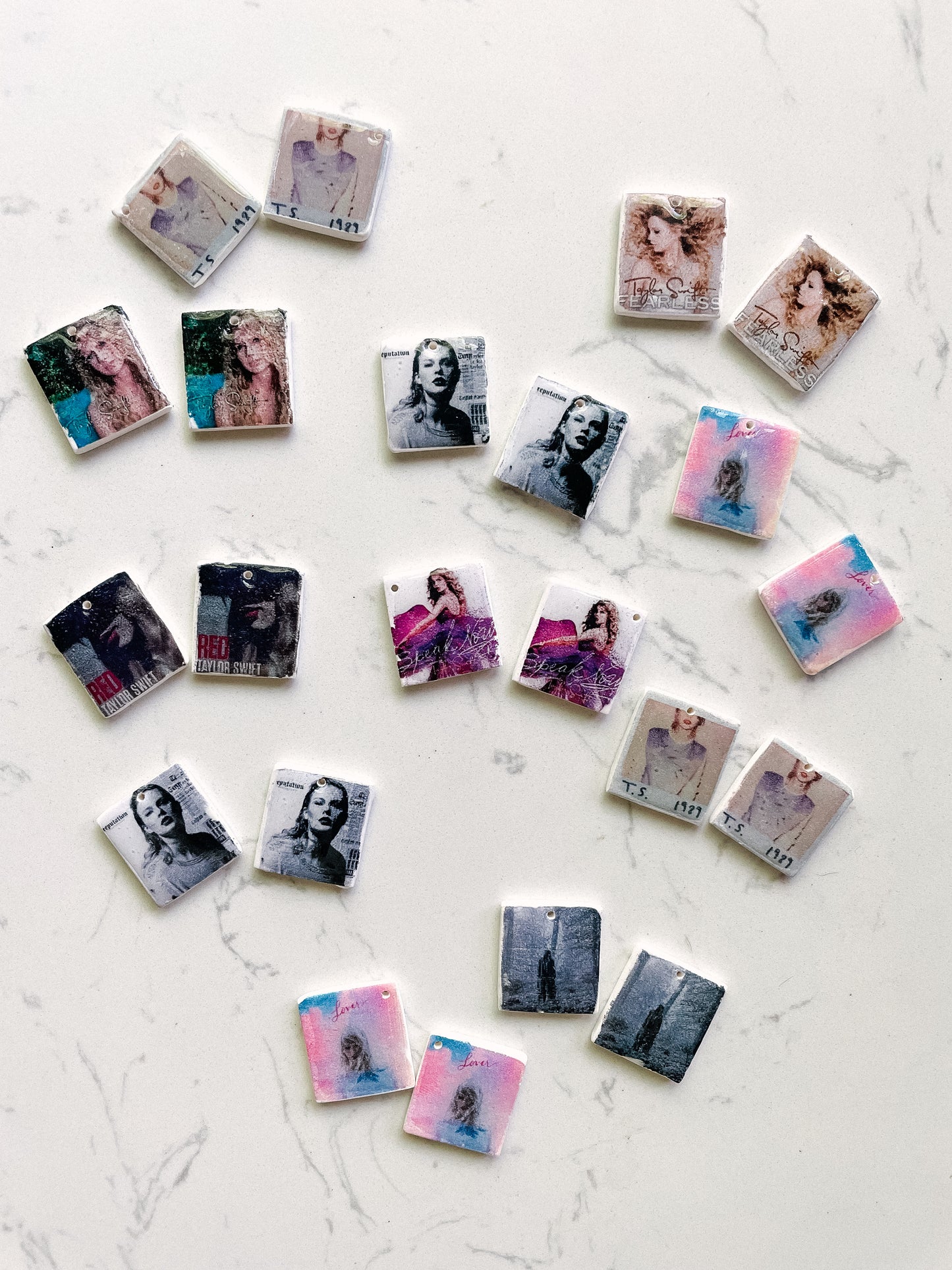 Taylor Swift Reputation Album Polymer Clay Earrings