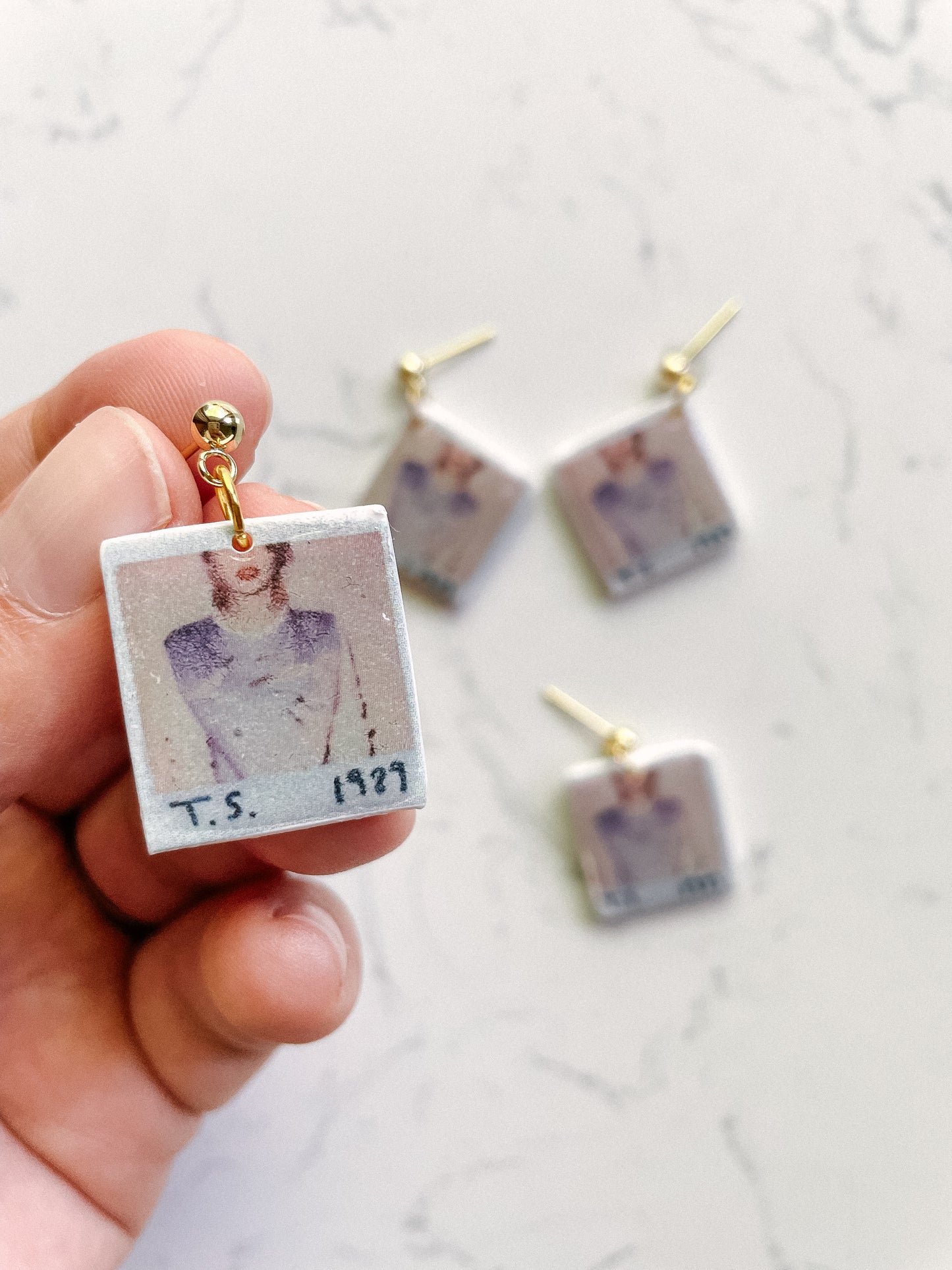 Taylor Swift 1989 Album Polymer Clay Earrings